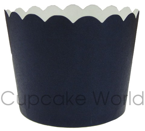 ROBERT GORDON NAVY BLUE CUPCAKE BAKING CUPS PETIT x25 ROBERT GORDON NAVY BLUE CUPCAKE BAKING CUPS PETIT x25